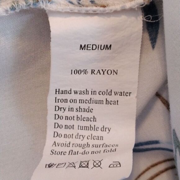 Tropiko Rayon Tropical Inspired Shirt - Picture 8 of 10